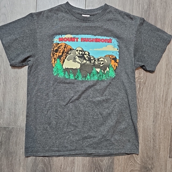 Delta Other - Vintage Delta Blue ‘Somewhere behind Mt. Rushmore’ T Shirt Size: M